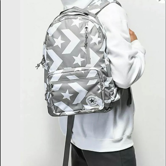 Converse Handbags - Converse Go Backpack Unisex Grey stars
